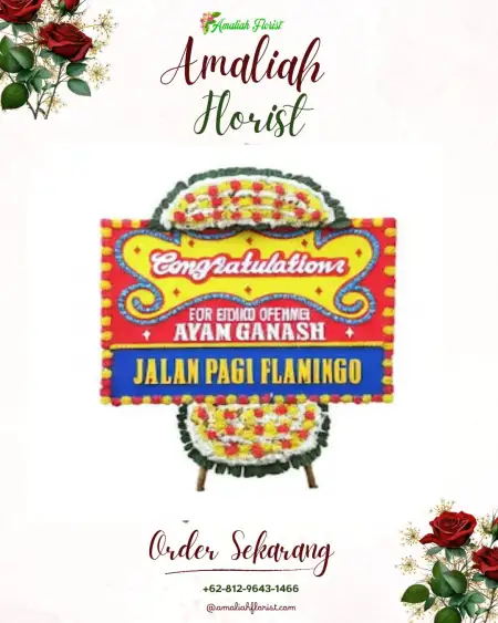 Sewa Papan Bunga Medan Timur